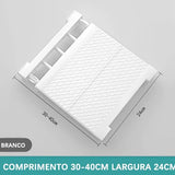 Prateleira Organizadora Ajustável para Armário | Space-Saving Cozinha e Roupeiro – Lumia
