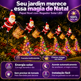 Papai Noel com Regador Solar LED RGB