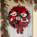 Guirlanda Mickey e Minnie Lanterna Encantada | A Magia do Natal Iluminada na Sua Porta
