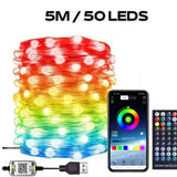 Pisca Pisca Led Smart Natalino - Controle Via Celular com 16 Milhões de Cores