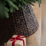 Saia Rígida para Árvore de Natal em Fibra Trançada Marrom