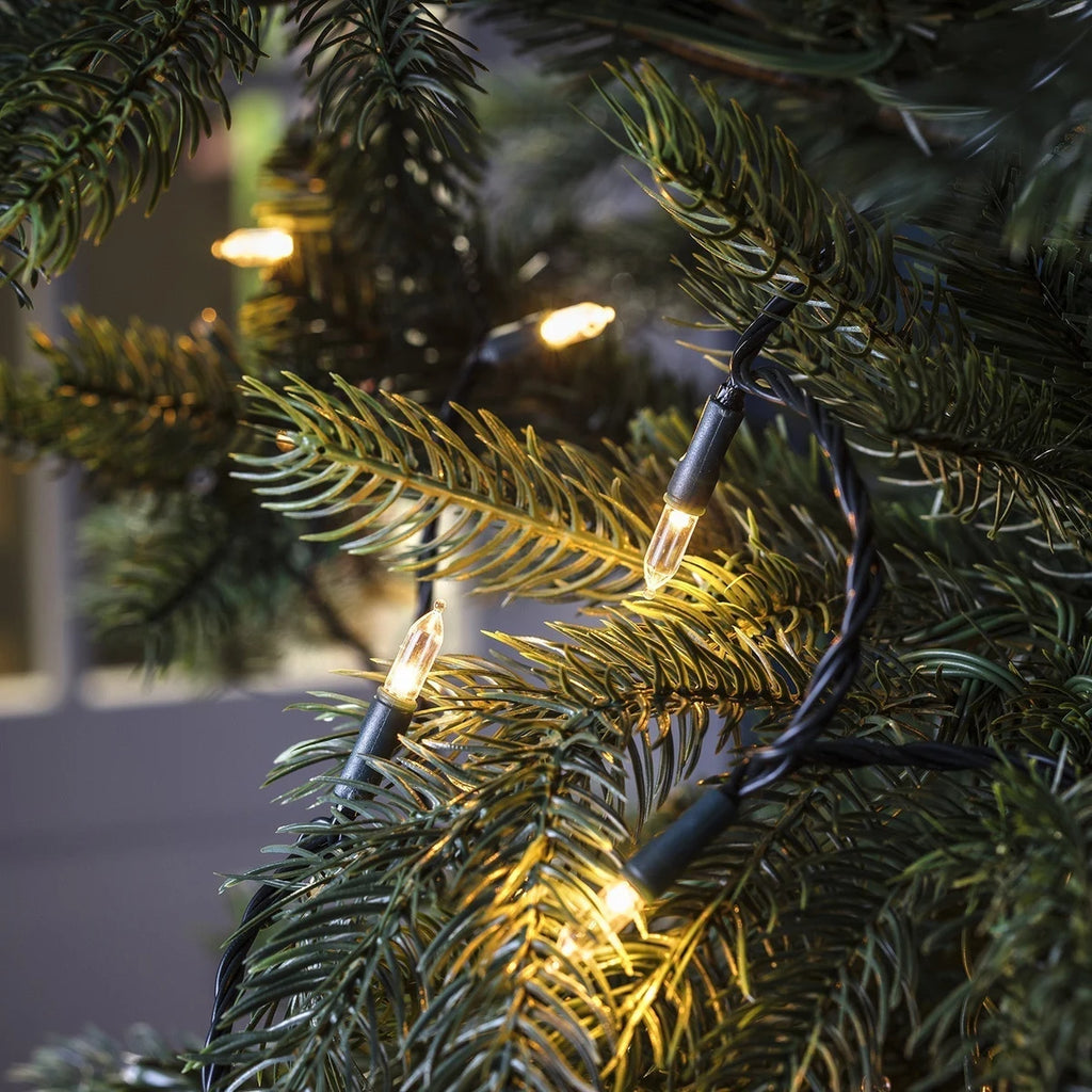 Pisca-Pisca 150 LEDs Tradicionais Branco Quente – 15 m, 9 Velocidades e Temporizador