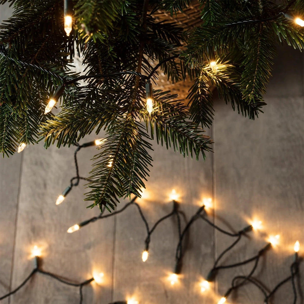 Pisca-Pisca 150 LEDs Tradicionais Branco Quente – 15 m, 9 Velocidades e Temporizador