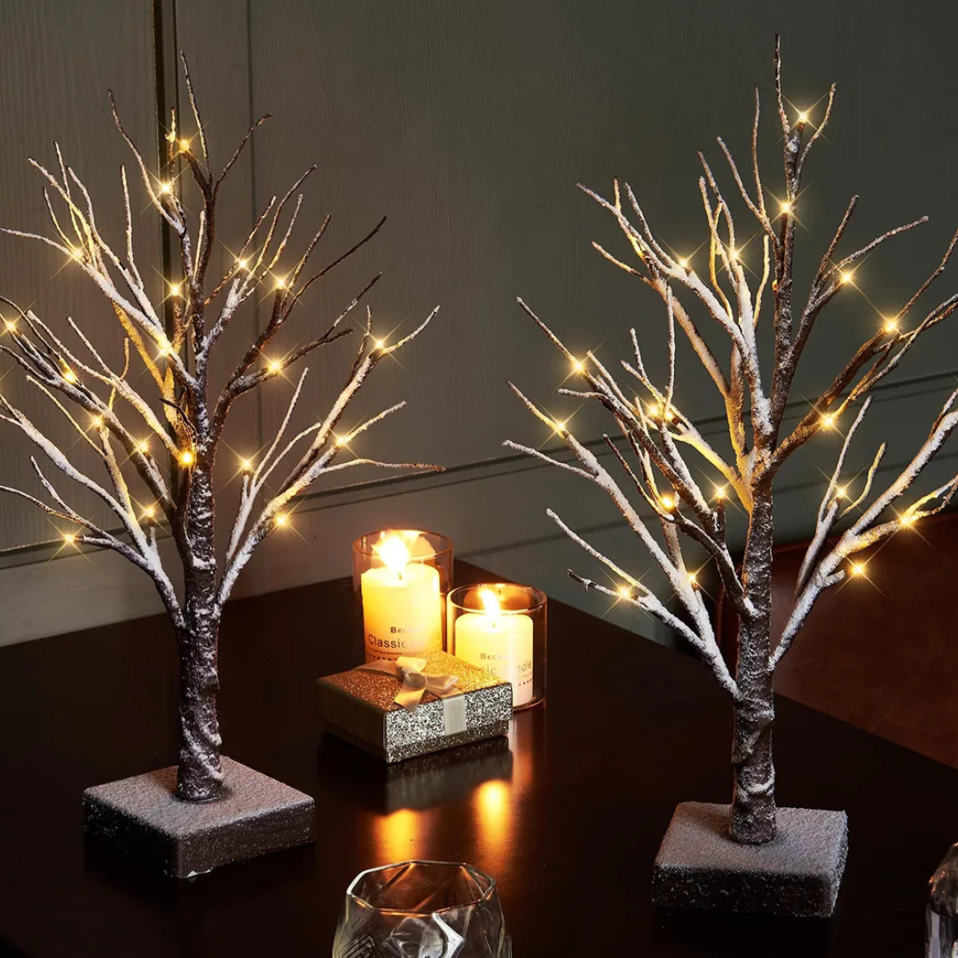 Árvore De Natal Decorativa Exclusiva, Coberta de Neve