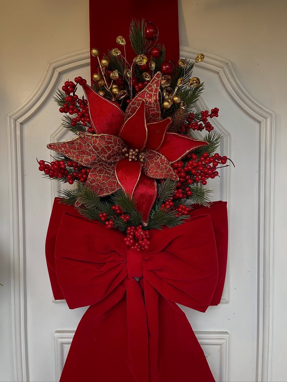 Escapulário De Natal Veludo 2,10x 40cm