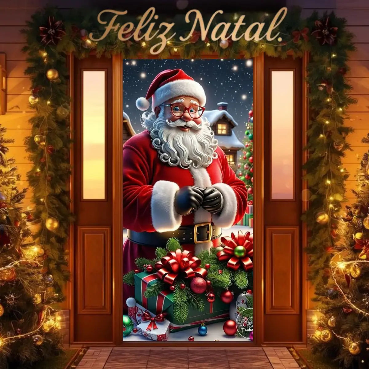Kit Capas de Porta de Natal