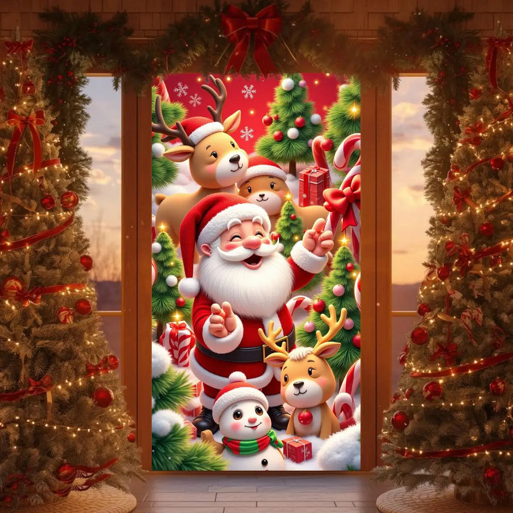 Kit Capas de Porta de Natal