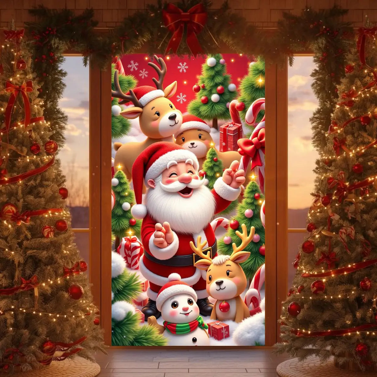Kit Capas de Porta de Natal