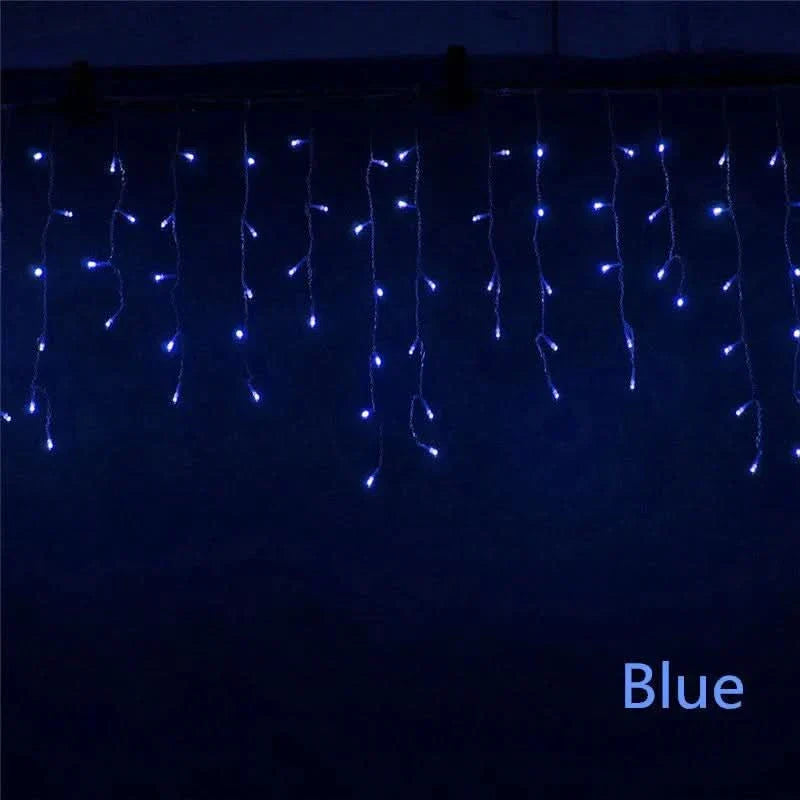 Cortina de Luzes LED Natalinas – Encanto e Magia para sua Casa