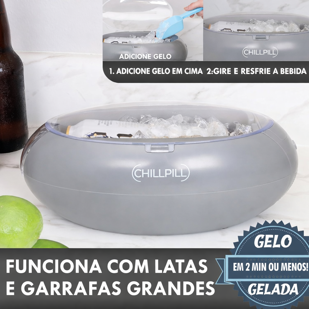 Resfriador portátil instantâneo de bebidas