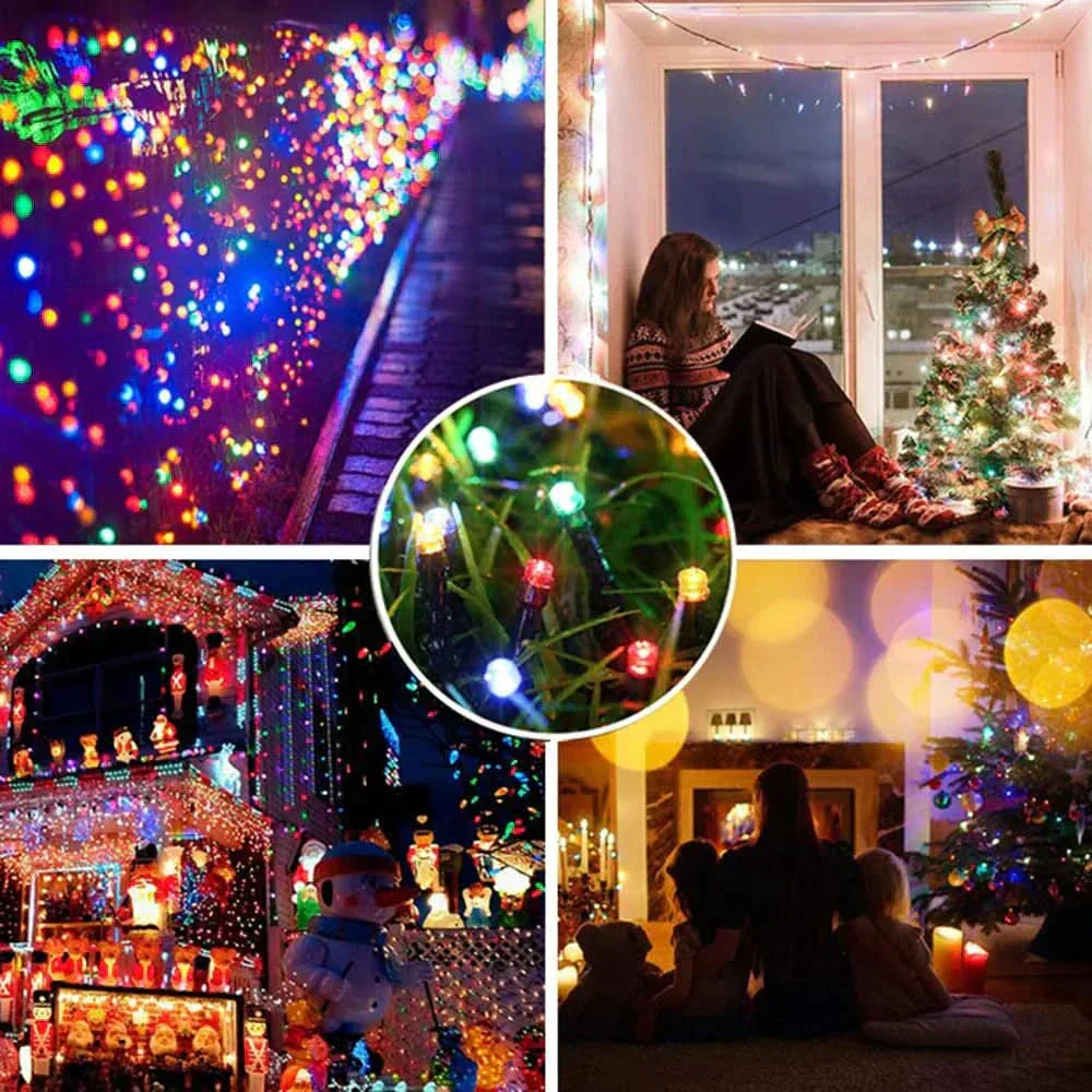 Luzes de Fadas Natalinas IP65 - Encanto e Magia em 50m