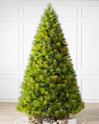 Árvore de Natal Pinheiro Agulha LED Colorido