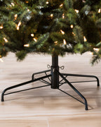 Árvore de Natal Pinheiro Real LED Quente