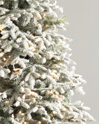 Árvore de Natal Pinheiro Nevado Real
