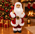 Papai Noel Decorativo em Pé com Saco de Presentes