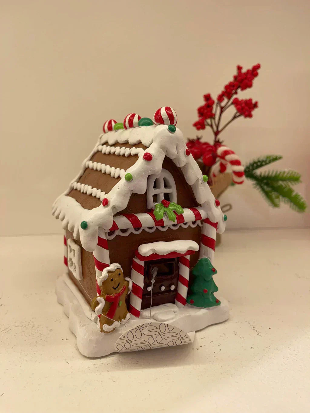 CASINHA RESINA NATAL 14CM - Pré Venda