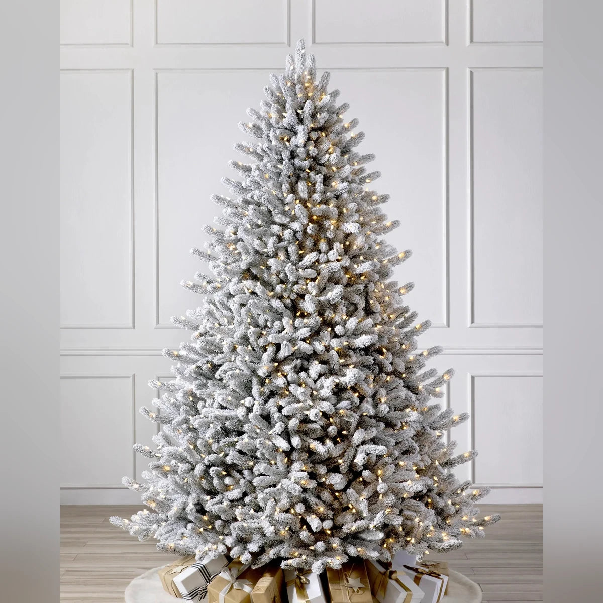 Árvore de Natal Pinheiro Branco de Vermont Nevado