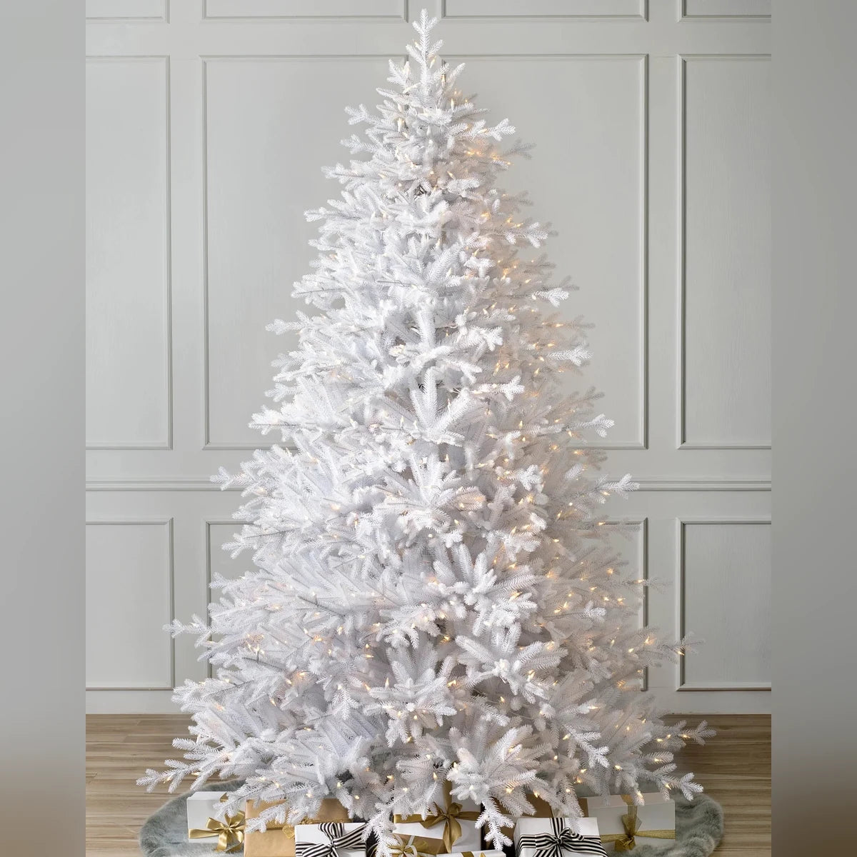 Árvore de Natal Pinheiro Branco Denali