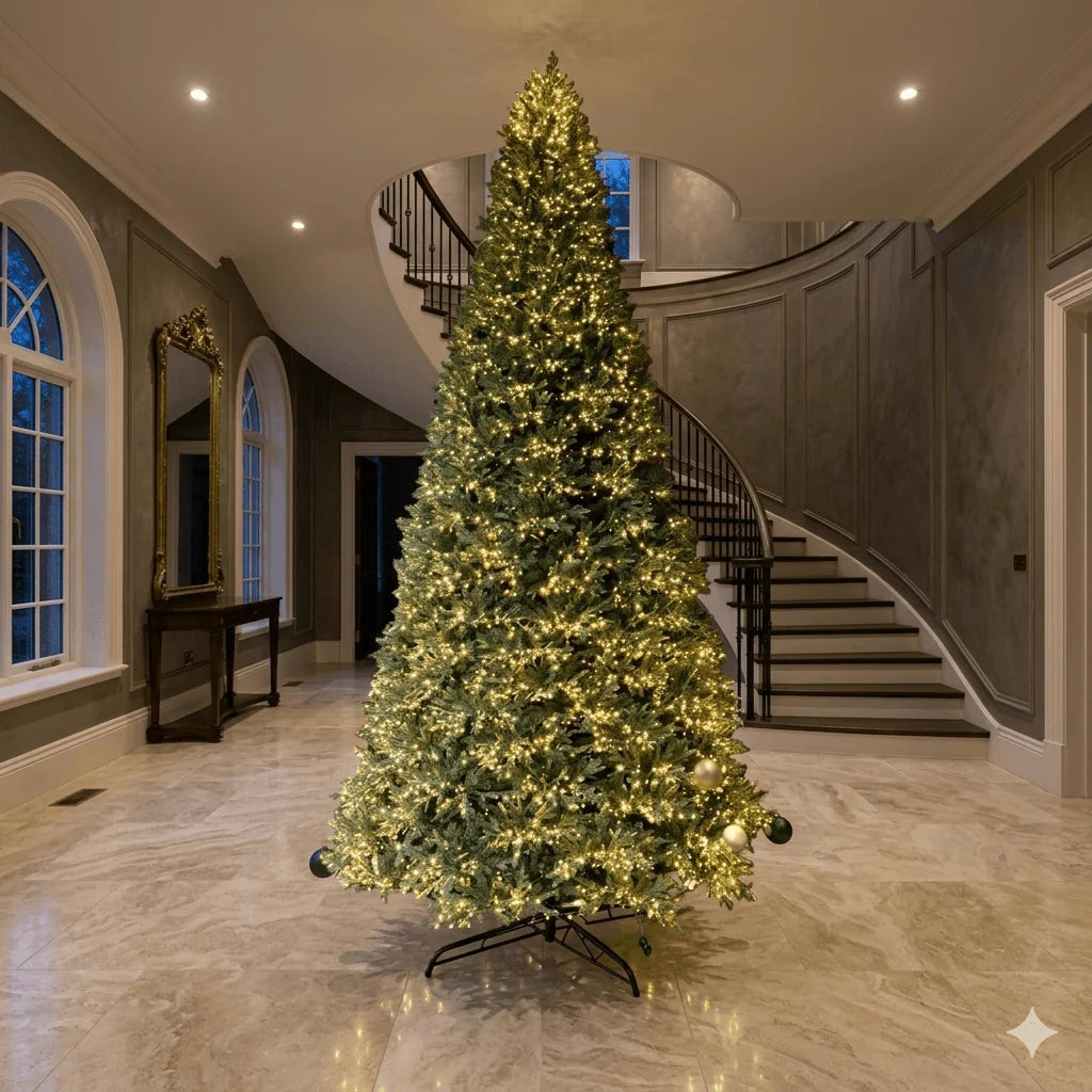 Árvore de Natal Gigante Iluminada Imperial - 4m a 7m LED Bivolt