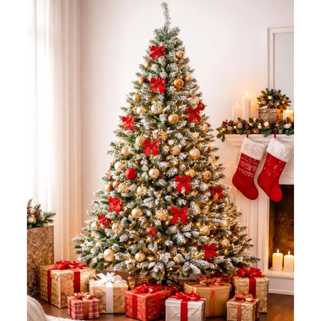 Árvore de Natal Nevada Encanto 1,50m 450 Galhos