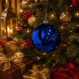 Bola de Natal Perolada Brilhante - 10cm a 25cm