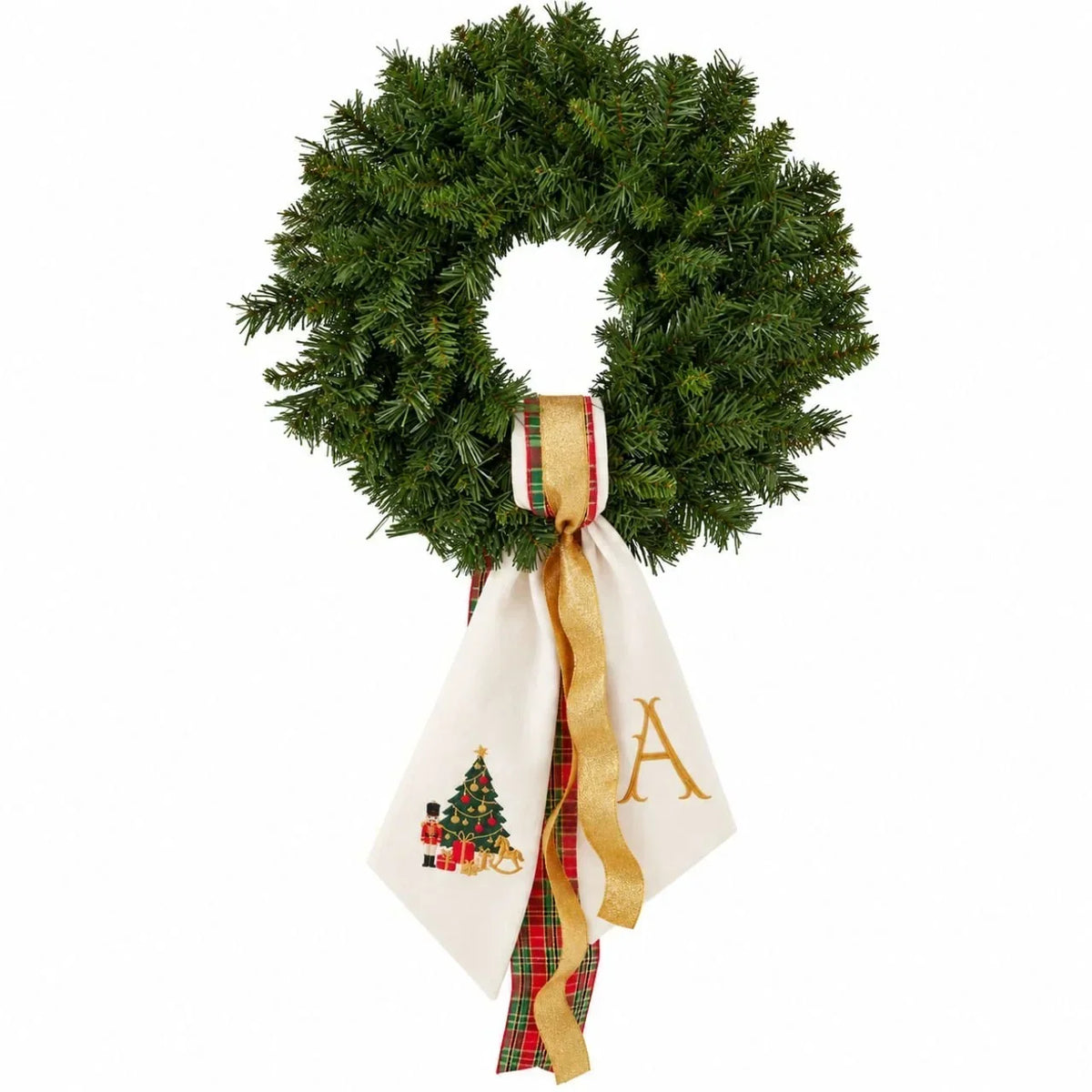 Guirlanda de Natal Bordada Personalizável