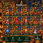 Luzes Inteligentes para Árvore de Natal RGBIC até 1.400 LEDs - Controle por App, IP67