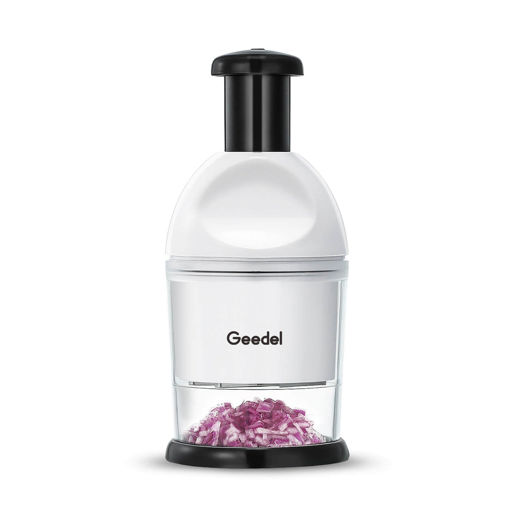 2026 Geedel Manual Food Chopper,2026 Prep Essential! Easily Chop Onions, Garlic, Veggies,BPA Free,Easy Clean