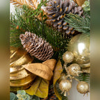 Guirlanda Floresta Dourada com LED 90 cm