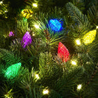 Guirlanda Gigante Iluminada 1,52 m – Mais de 400 LEDs Quentes e Coloridos