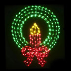 Guirlanda Luminosa Vela Natalina 91 cm – 270 LEDs Cintilantes