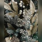 Guirlanda Nevada Champagne com LED 90 cm