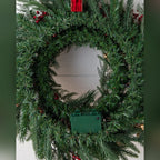 Guirlanda Pinhas e Bagas de Natal com LED 90 cm