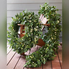 Guirlanda Verde Natural com LED 90 cm