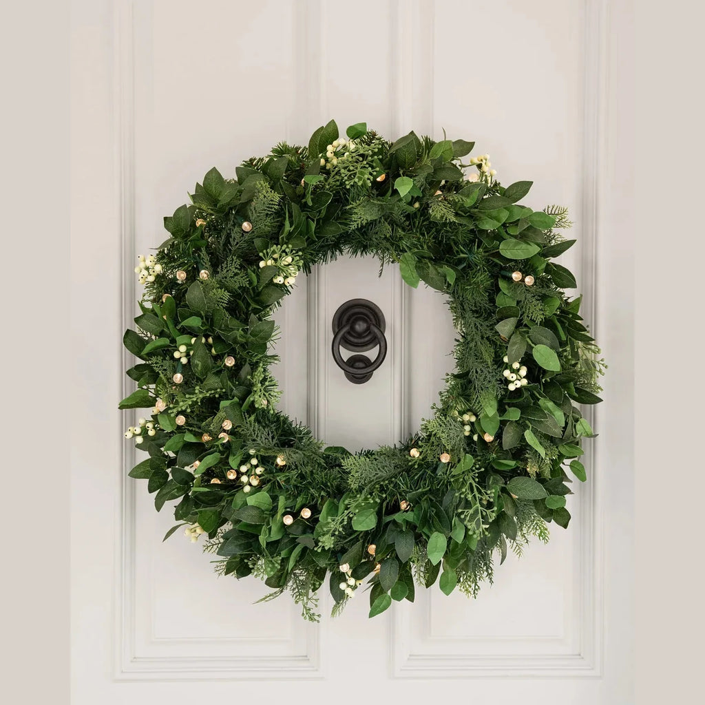 Guirlanda Verde Natural com LED 90 cm
