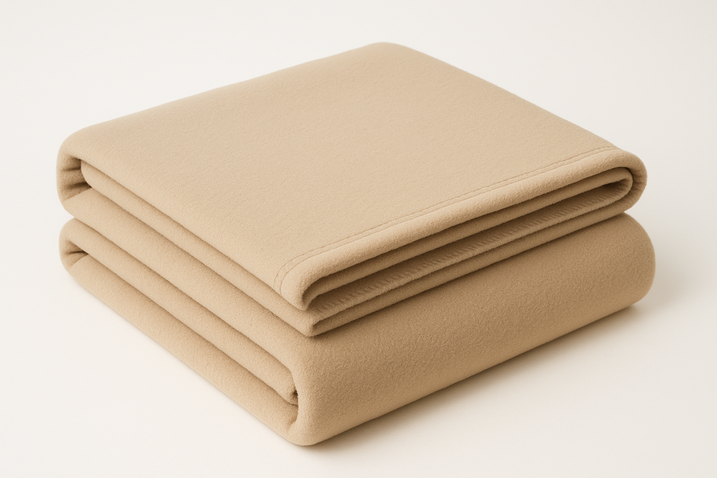 Manta Simples Bege 120x150cm - Fleece