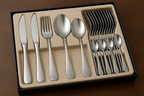Conjunto Talheres Inox 24 Peças - 6 Pessoas