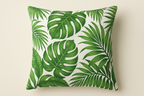 Fronha Avulsa Folhagem Tropical Verde - 50x70cm