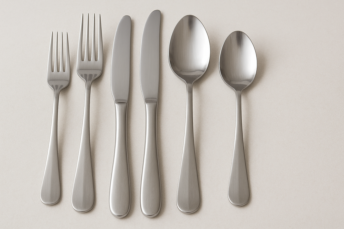 Conjunto Talheres Inox 24 Peças - 6 Pessoas