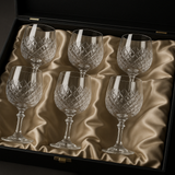 Conjunto 6 Taças Vinho Cristal Premium - 450ml Luxo
