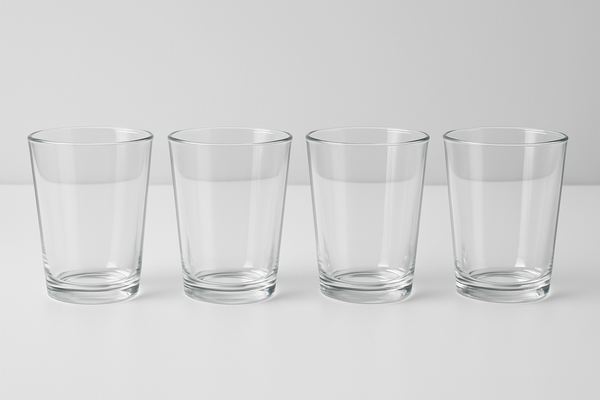 Conjunto 4 Copos Americanos Vidro - 250ml Básico