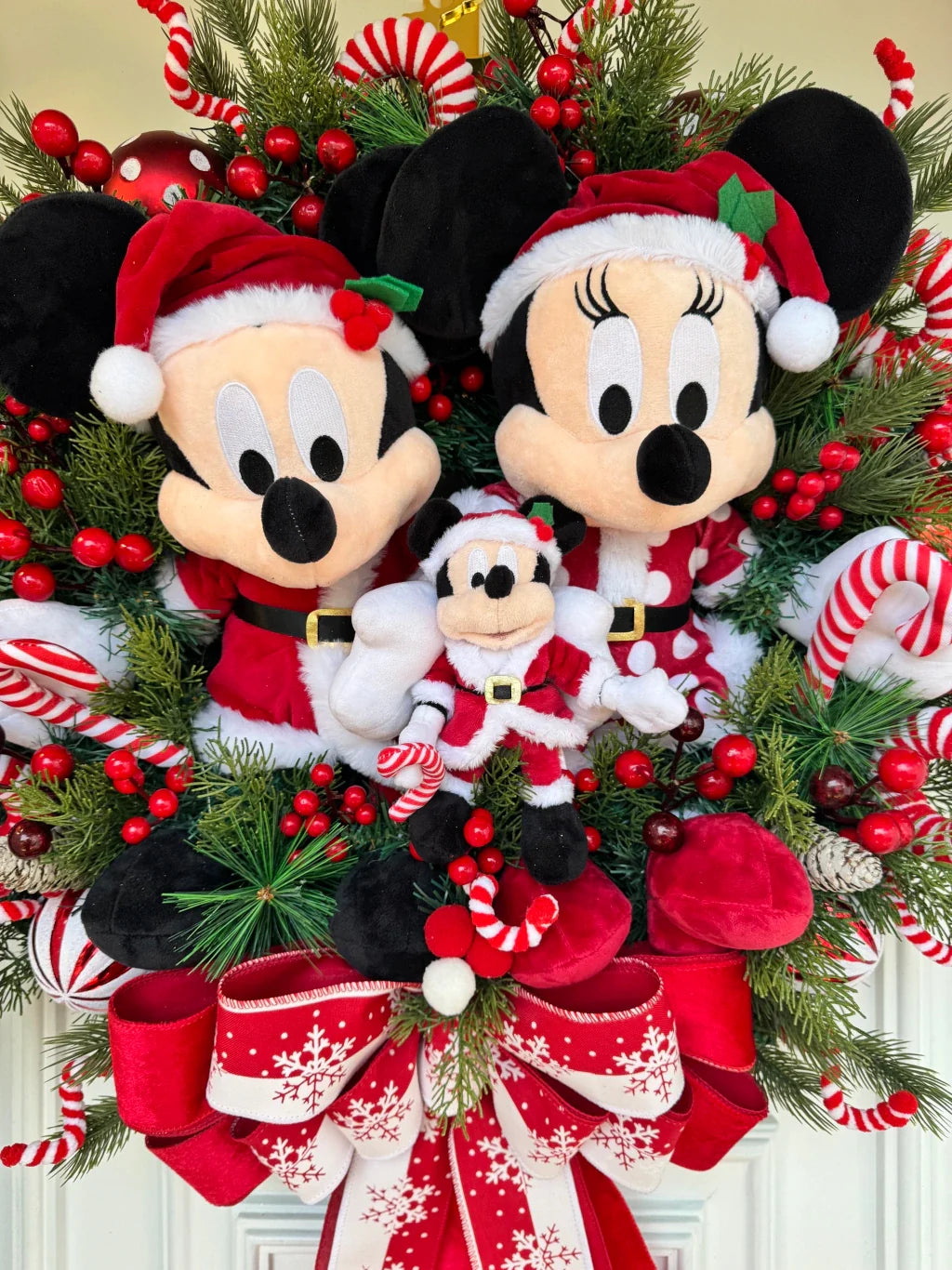 Guirlanda Família Mickey Magia de Natal