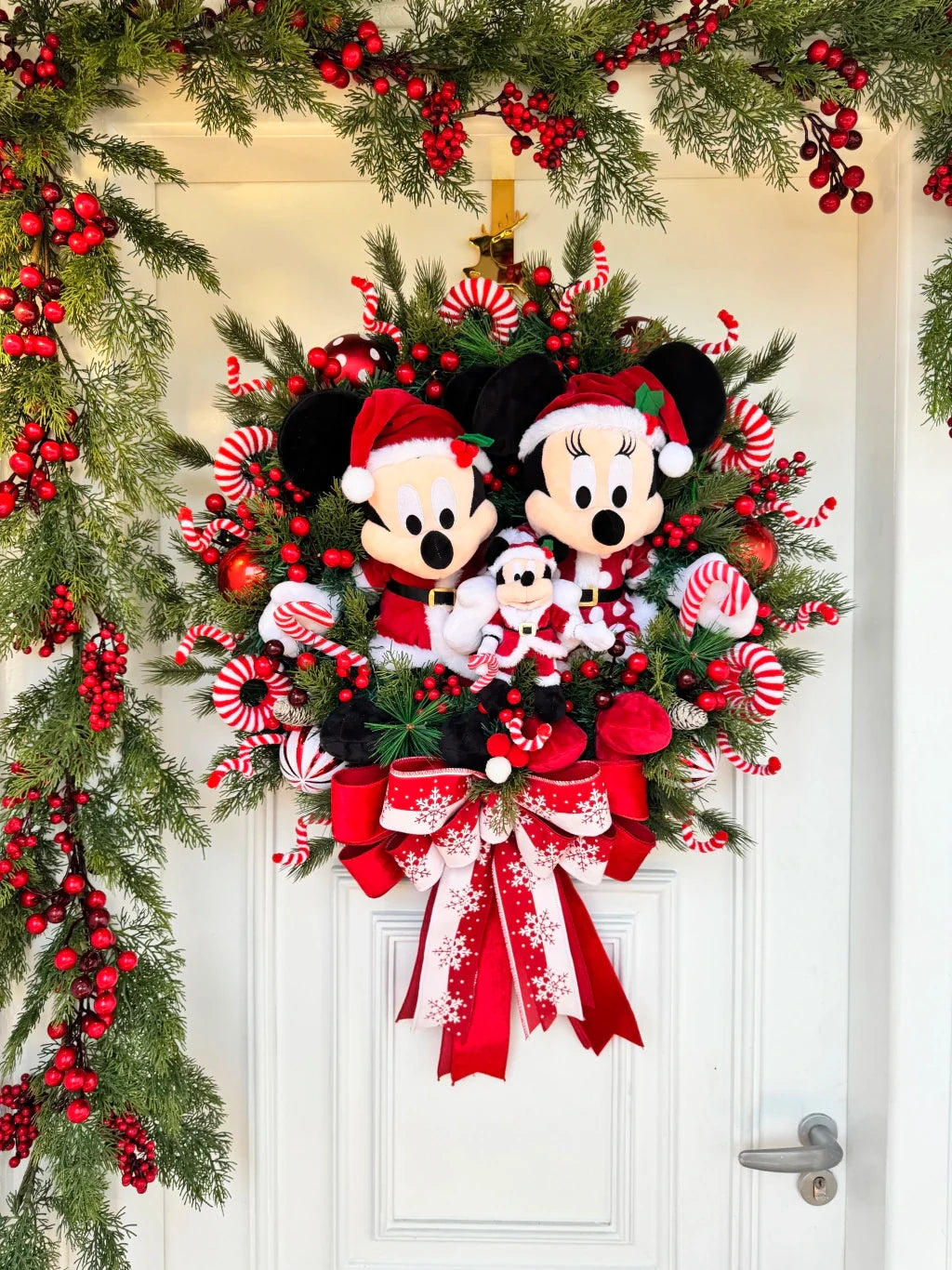 Guirlanda Família Mickey Magia de Natal