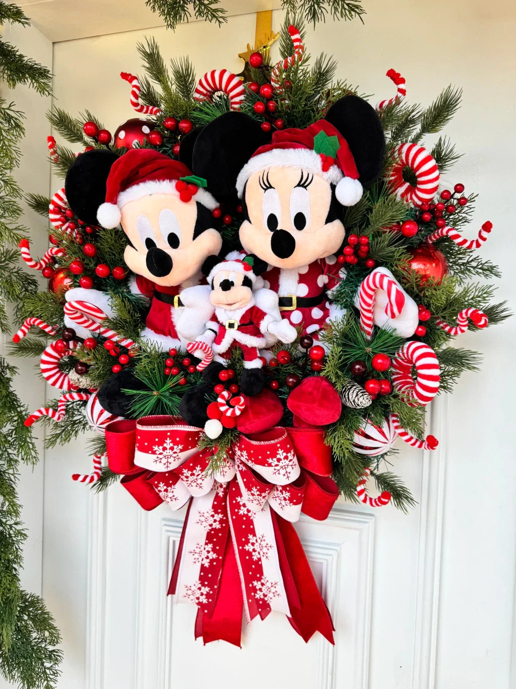 Guirlanda Família Mickey Magia de Natal