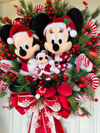 Guirlanda Família Mickey Magia de Natal