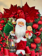 Guirlanda Pai Natal Encanto Vermelho