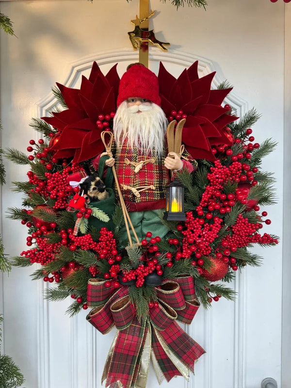 Guirlanda Papai Noel Festiva com LED