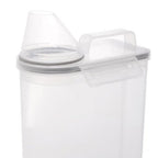 Kit 4 Potes Herméticos Porta Mantimento com Copo Medidor 2,5 Litros