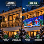Cortina de LED Animada Inteligente - Controle por App