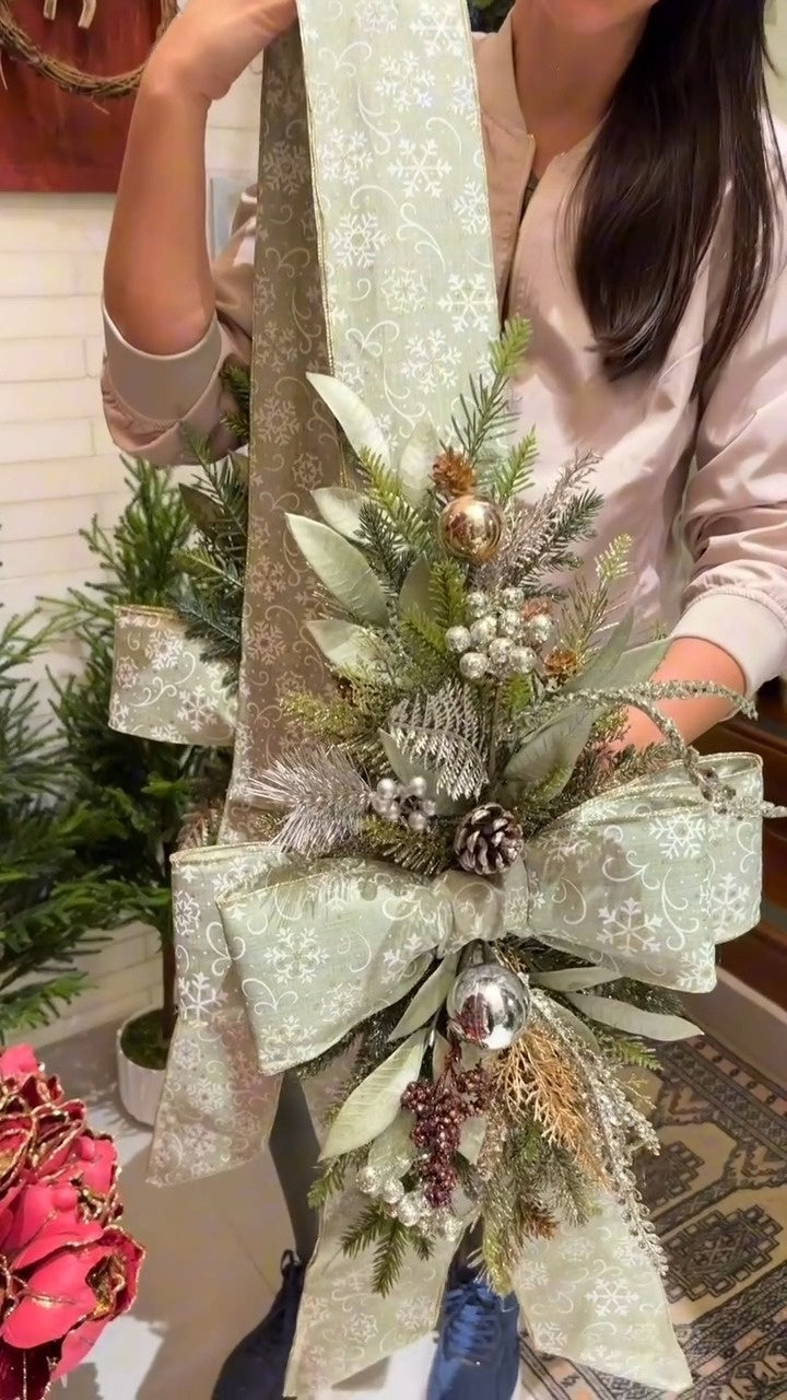 Escapulário de Natal Verde Claro - detalhe